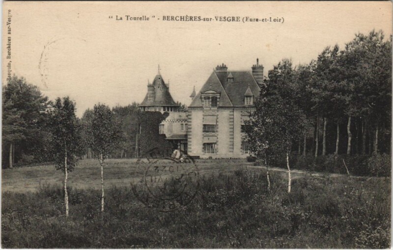Carte postale ancienne La Tourelle - Bercheres-sur-Vesgre