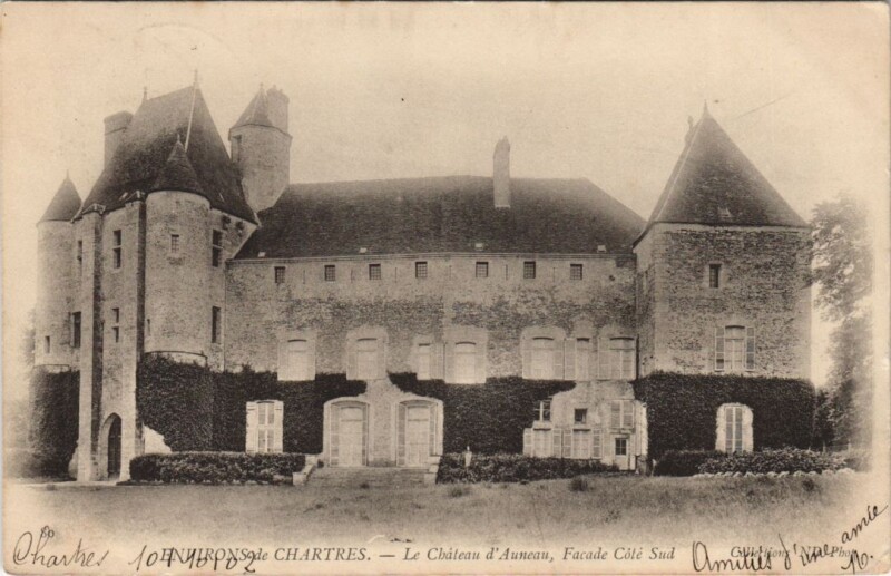 Carte postale ancienne Auneau Le Chateau