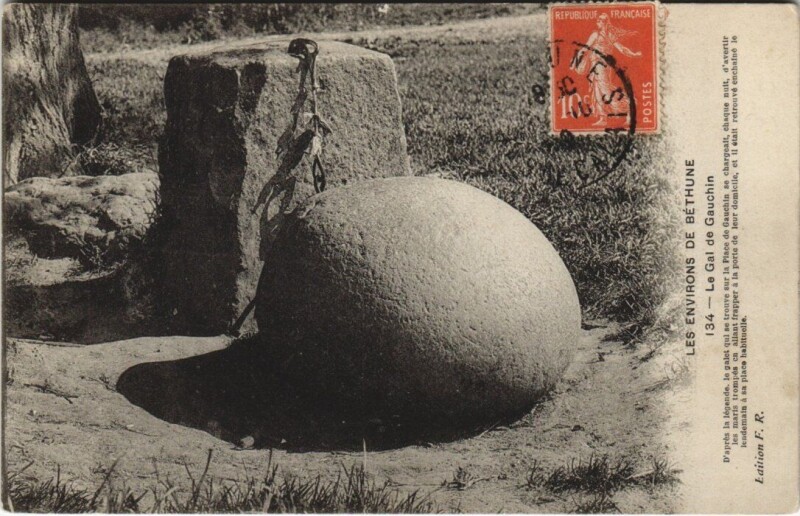 Carte postale ancienne Gauchin - Les Environs de De Bethune Le Gal