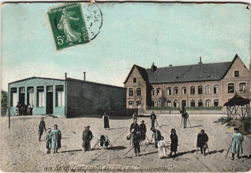 Carte postale ancienne Berck-Plage - Hopital de l'Oise à Berck