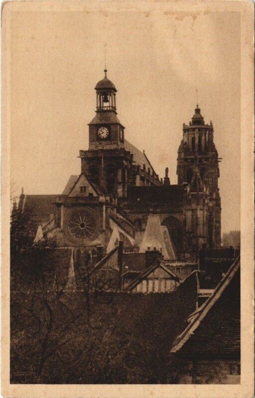 Carte postale ancienne Gisors - L'Eglise à Gisors
