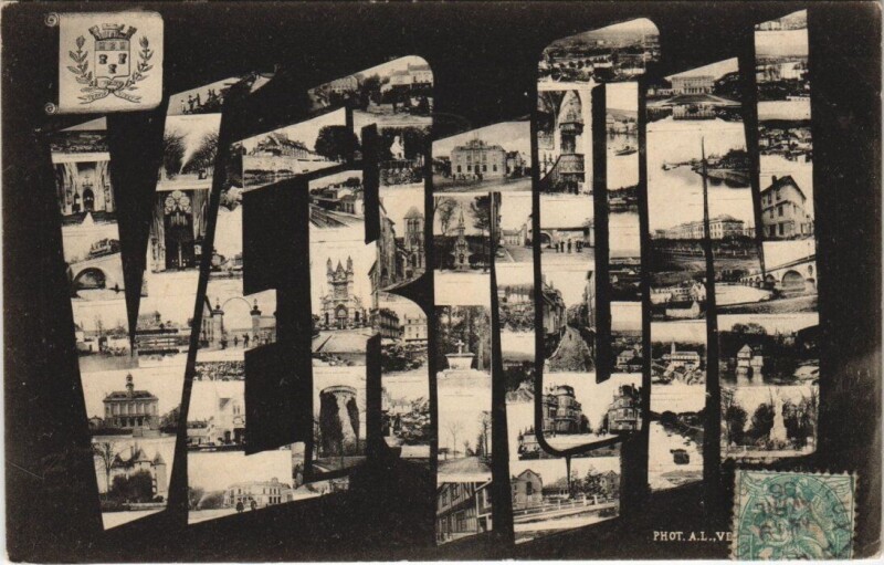 Carte postale ancienne Vernon à Vernon