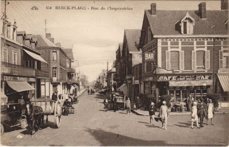 Carte postale ancienne Berck-Plage - Due de l'Imperatrice à Berck