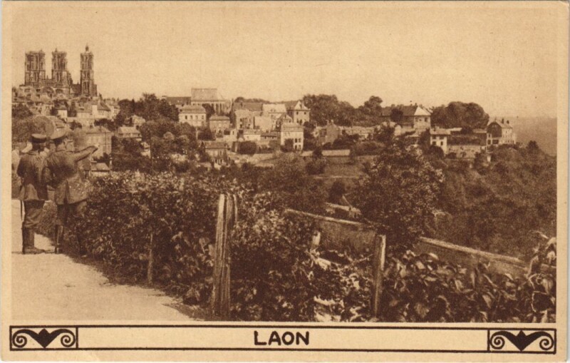 Carte postale ancienne Laon- France