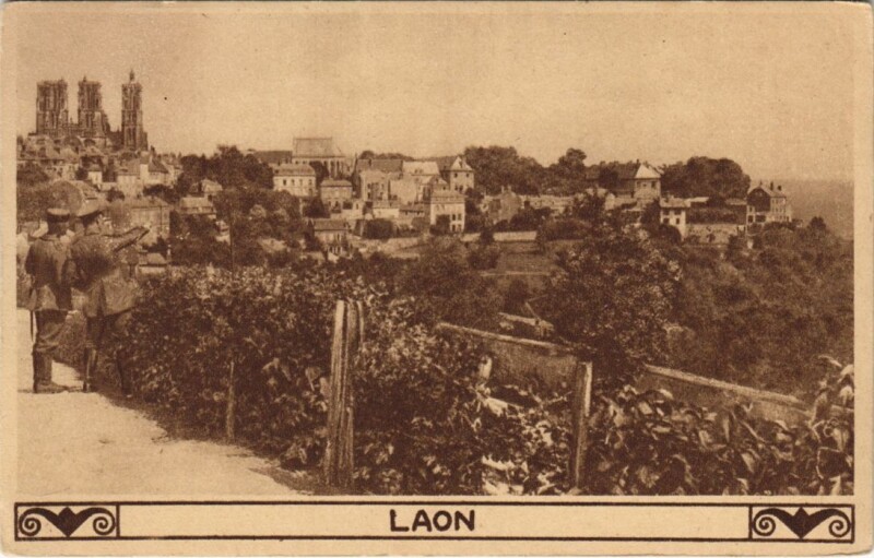 Carte postale ancienne Laon- France