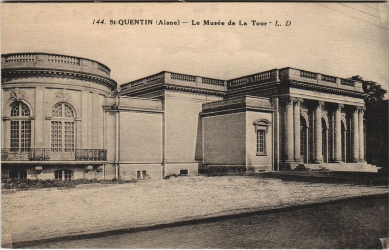 Carte postale ancienne Saint Quentin- Le Musee de la Tour France à Saint-Quentin