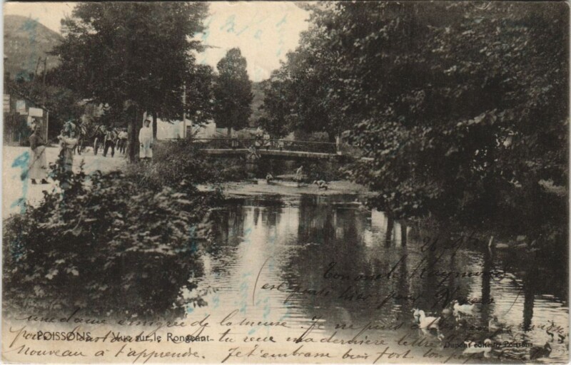 Carte postale ancienne Soissons- Vue sur le Rongeant France à Soissons