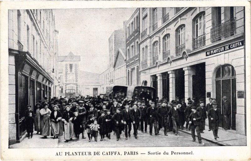 Carte postale ancienne Au planteur de Caïffa - Sortie du Personnel à Paris 14e