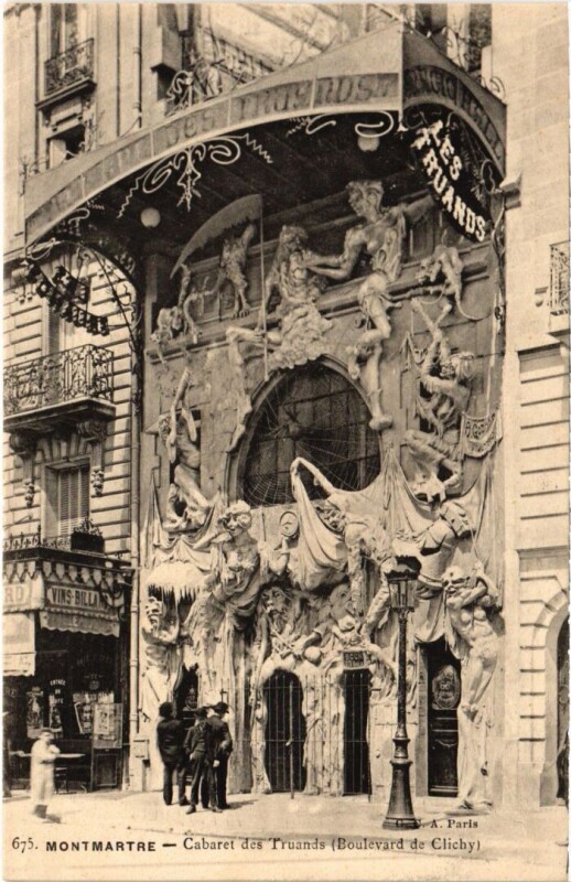 Carte postale ancienne Cabaret des Truands - Boulevard de Clichy à Paris 18e
