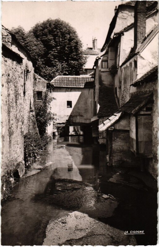 Carte postale ancienne Provins Lavoir sur le Durteint à Provins