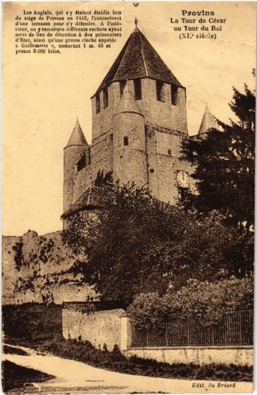 Carte postale ancienne Provins Tour de Cesar à Provins