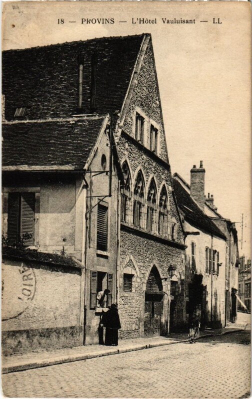 Carte postale ancienne Provins Hotel de Veaulnisant à Provins