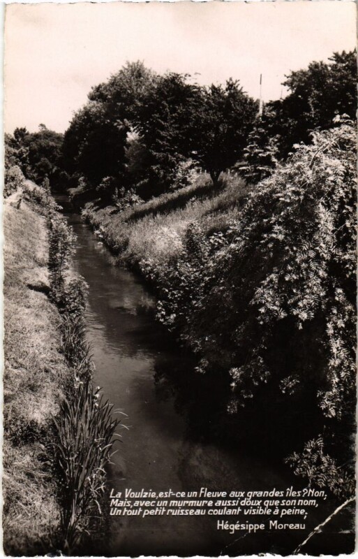 Carte postale ancienne Provins La Voulzie à Provins