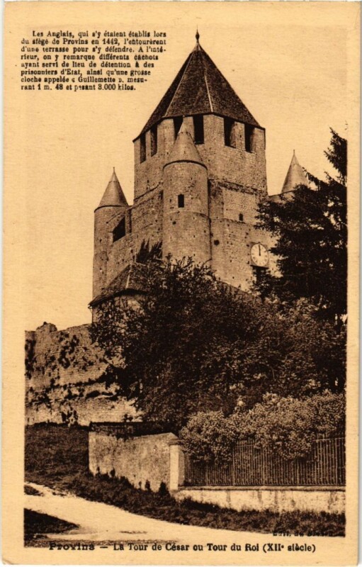 Carte postale ancienne Provins Tour de Cesar à Provins