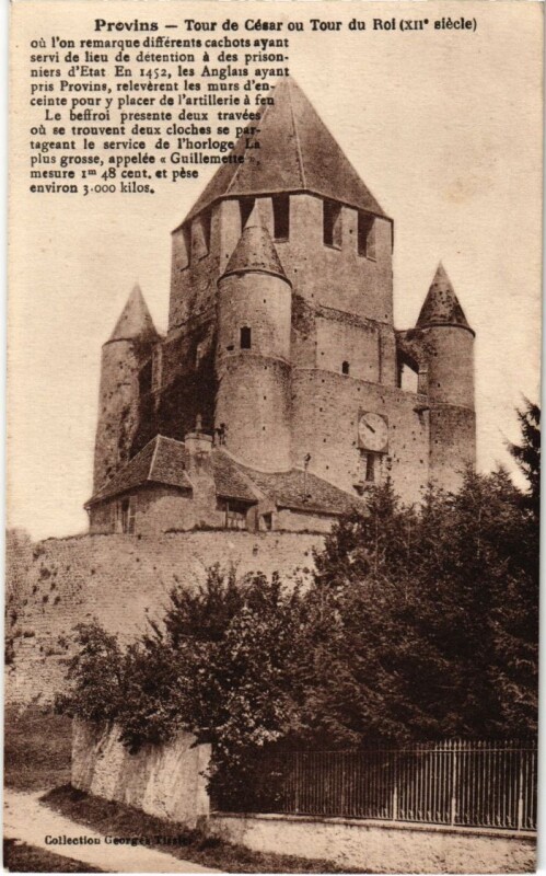Carte postale ancienne Provins Tour de Cesar à Provins