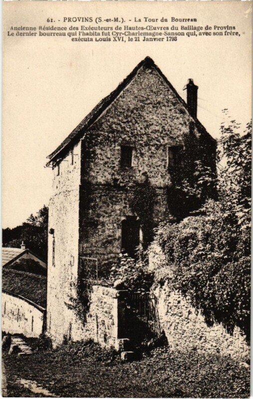 Carte postale ancienne Provins La Tour du Bourreau à Provins