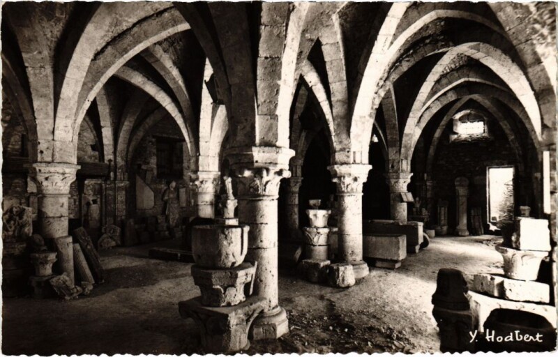 Carte postale ancienne Provins Grange aux Dimes à Provins