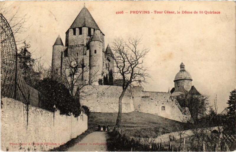Carte postale ancienne Provins Tour de Cesar à Provins