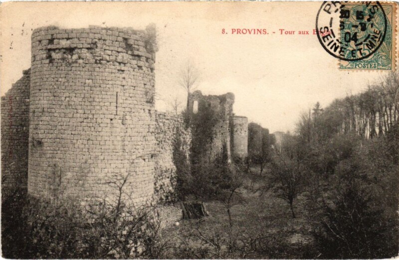 Carte postale ancienne Provins Tour aux Engins à Provins