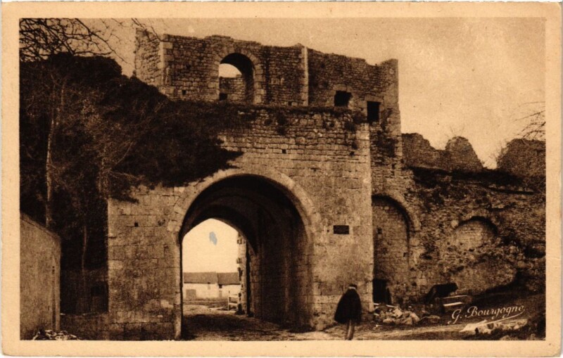 Carte postale ancienne Provins Porte Saint-Jean à Provins