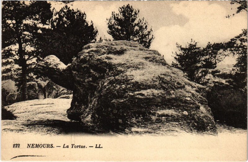 Carte postale ancienne Nemours La Tortue à Nemours