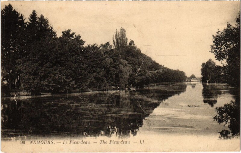 Carte postale ancienne Nemours Le Picardeau à Nemours