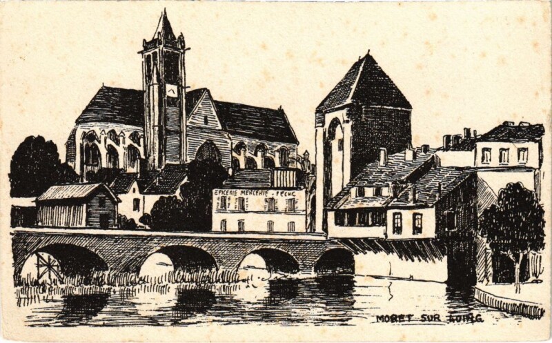 Carte postale ancienne Moret sur Loing