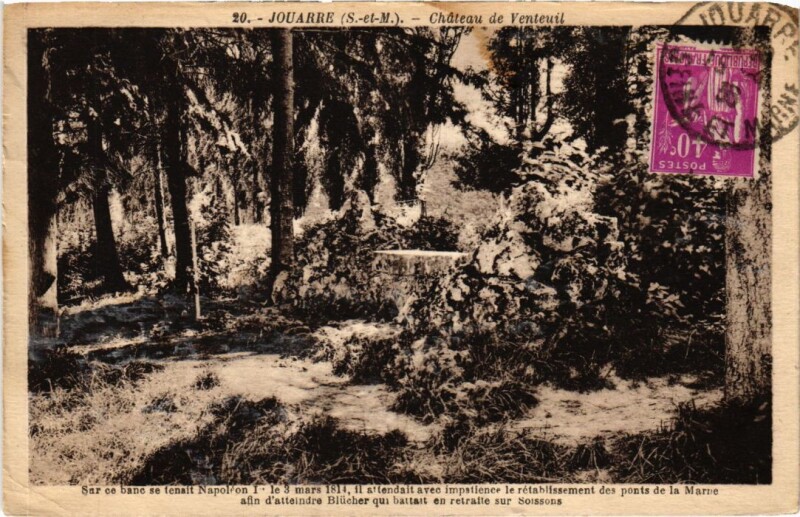 Carte postale ancienne Jouarre Chateau de Venteuil à Jouarre