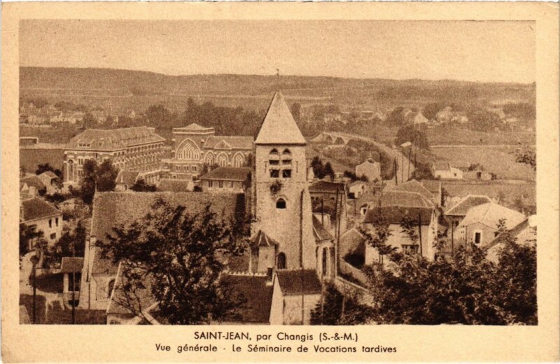 Carte postale ancienne Saint-Jean-les-Deux-Jumeaux Le Seminaire de Vocations Tardives à Meaux