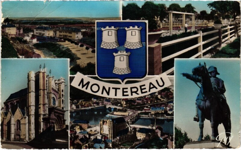 Carte postale ancienne Montereau Scenes