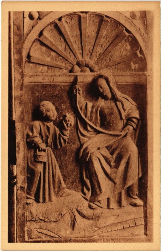 Carte postale ancienne Rampillon Eglise - Retable à Rampillon