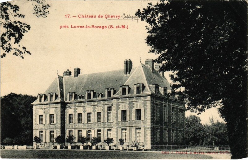 Carte postale ancienne Chevry-en-Sereine Chateau de Chevry à Chevry-en-Sereine