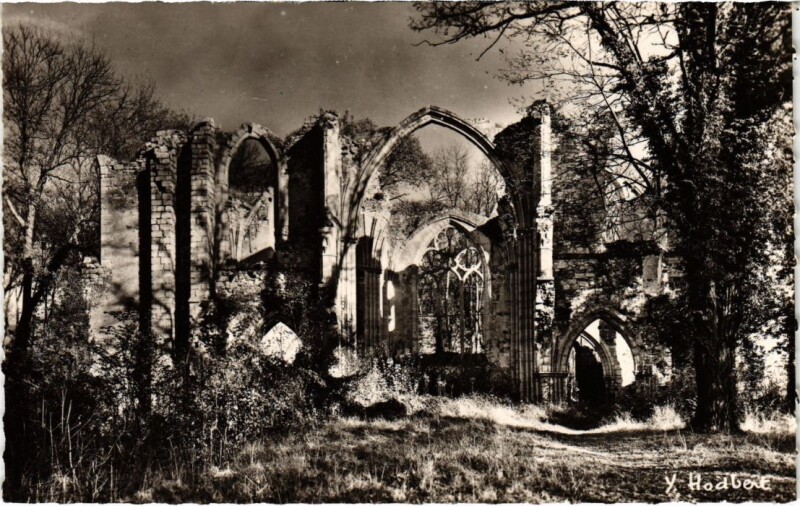 Carte postale ancienne Dammarie-les-Lys Melun - Les Ruines de l'Abbaye du Lys à Dammarie-les-Lys