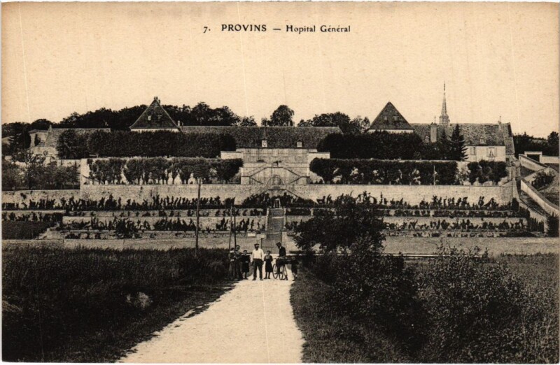 Carte postale ancienne Provins Hopital General à Provins