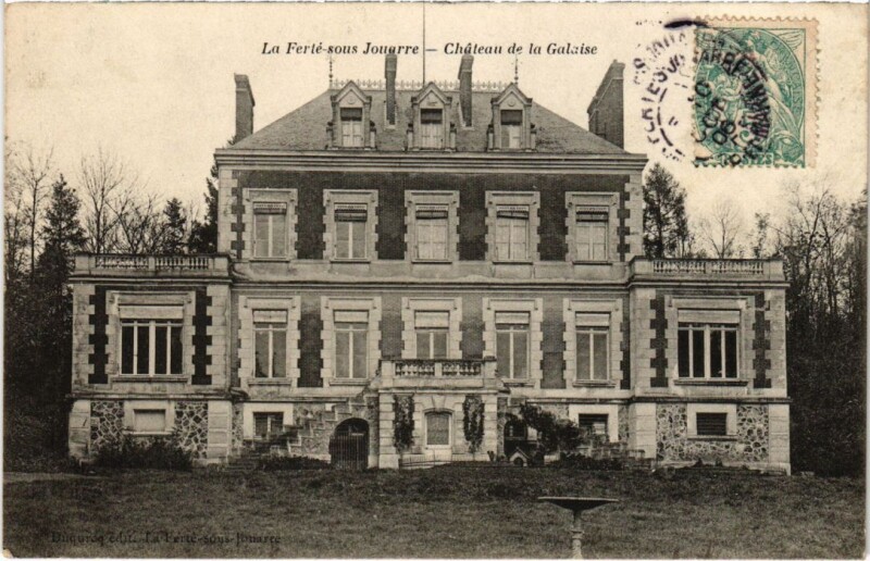 Carte postale ancienne La Ferte-sous-Jouarre Chateau de la Galaise à Jouarre