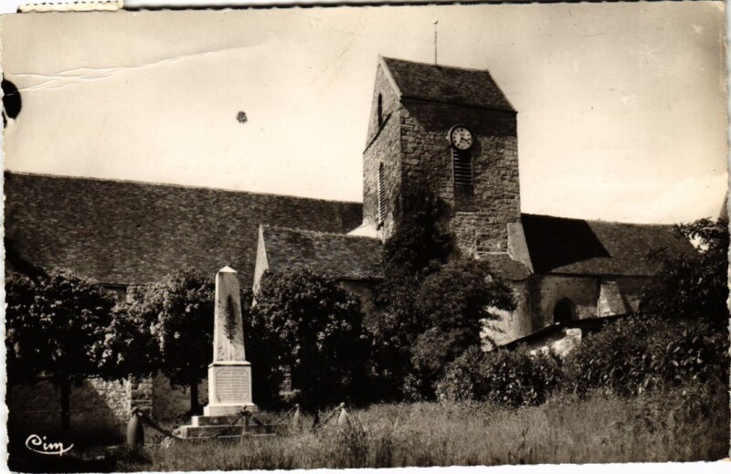 Carte postale ancienne Recloses Eglise à Recloses