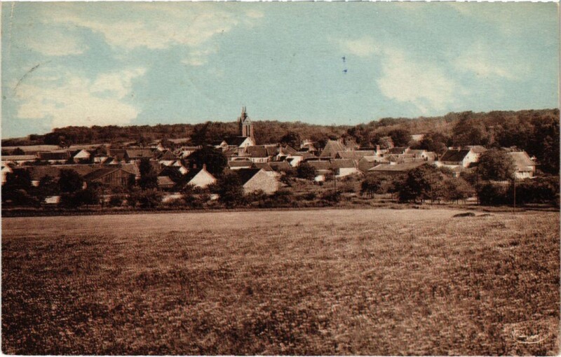 Carte postale ancienne Amillis Vue Generale - Ensemble du Pays à Amillis