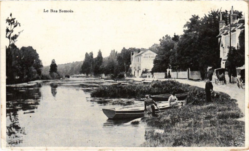 Carte postale ancienne Samois Le Bas