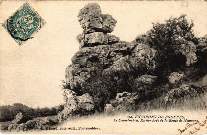 Carte postale ancienne Souppes sur Loing Le Coqueluchon à Souppes-sur-Loing
