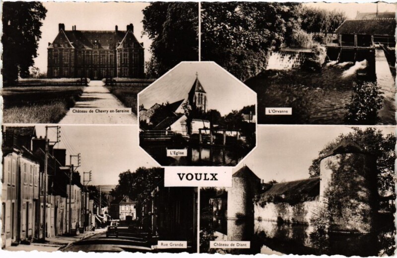 Carte postale ancienne Voulx Scenes à Voulx