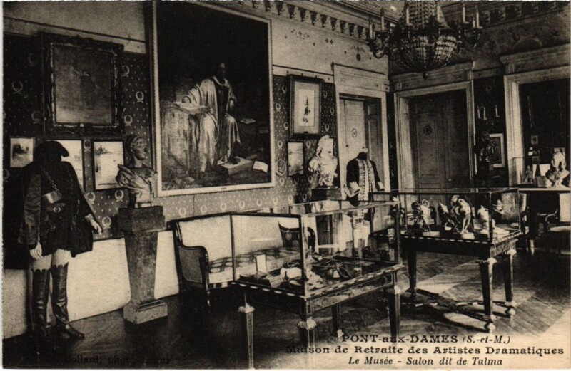 Carte postale ancienne Couilly-Pont-aux-Dames Maison Retraite des Artistes Dramatiques à Couilly-Pont-aux-Dames