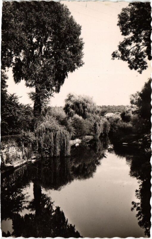 Carte postale ancienne Montry Le Grand Morin à Montry