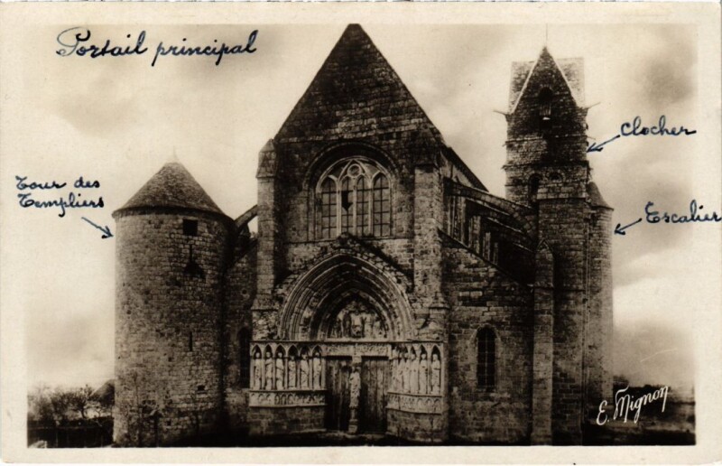 Carte postale ancienne Environs de Nangis Eglise à Nangis