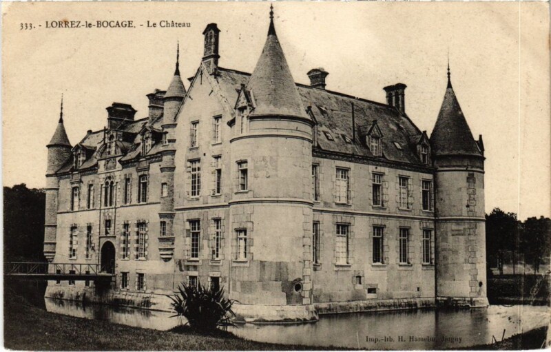 Carte postale ancienne Lorrez-le-Bocage - Le Chateau