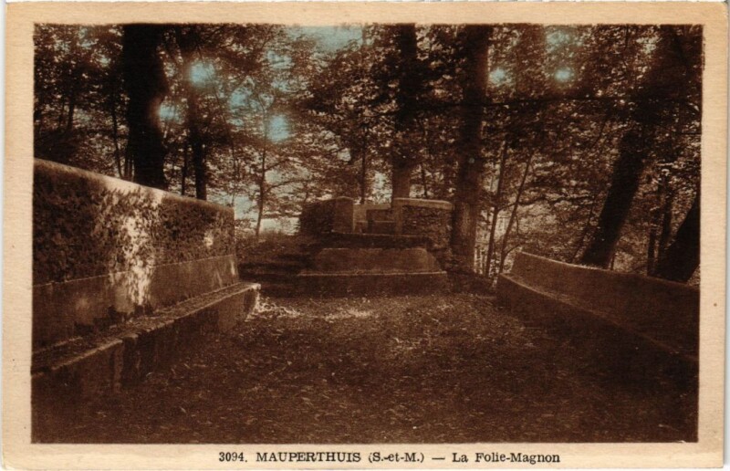 Carte postale ancienne Mauperthuis La Folie-Magnon à Mauperthuis