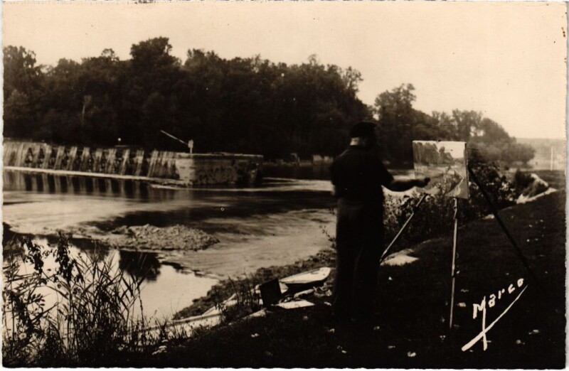 Carte postale ancienne Hericy Le Barrage