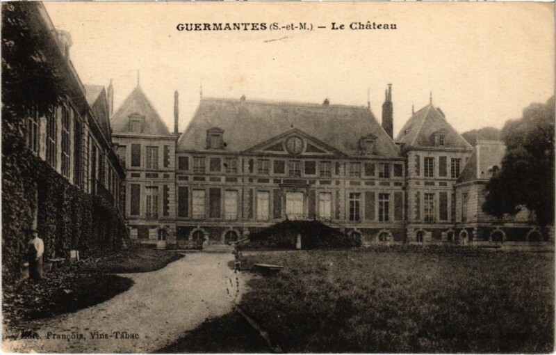 Carte postale ancienne Guermantes Le Chateau à Guermantes