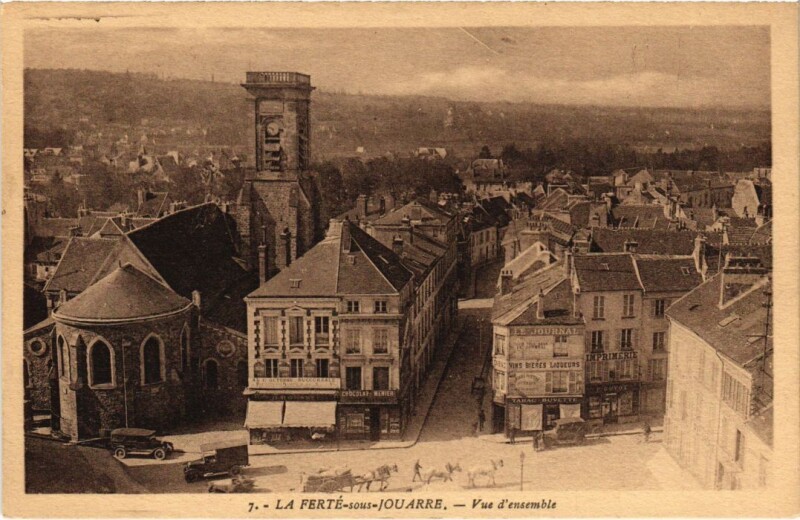 Carte postale ancienne La Ferte sous Jouarre vue d'ensemble à Jouarre