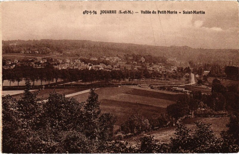 Carte postale ancienne La Ferte sous Jouarre Vallee du Petit Morin à Jouarre