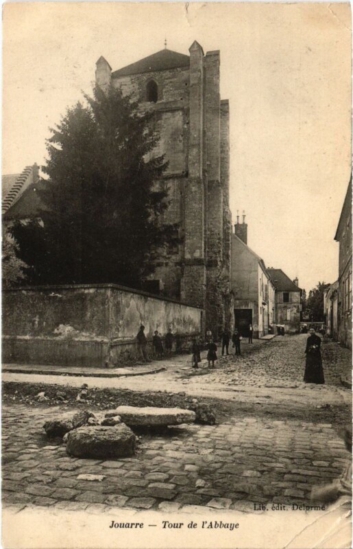 Carte postale ancienne La Ferte sous Jouarre Tour de l'Abbaye à Jouarre